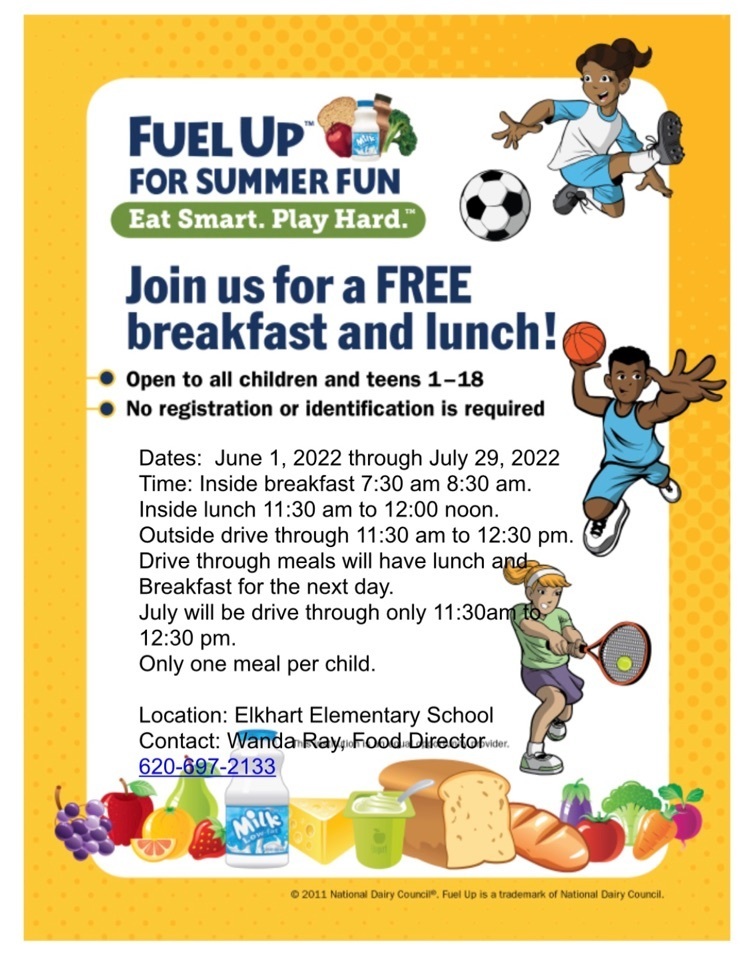 Free breakfast and lunch  