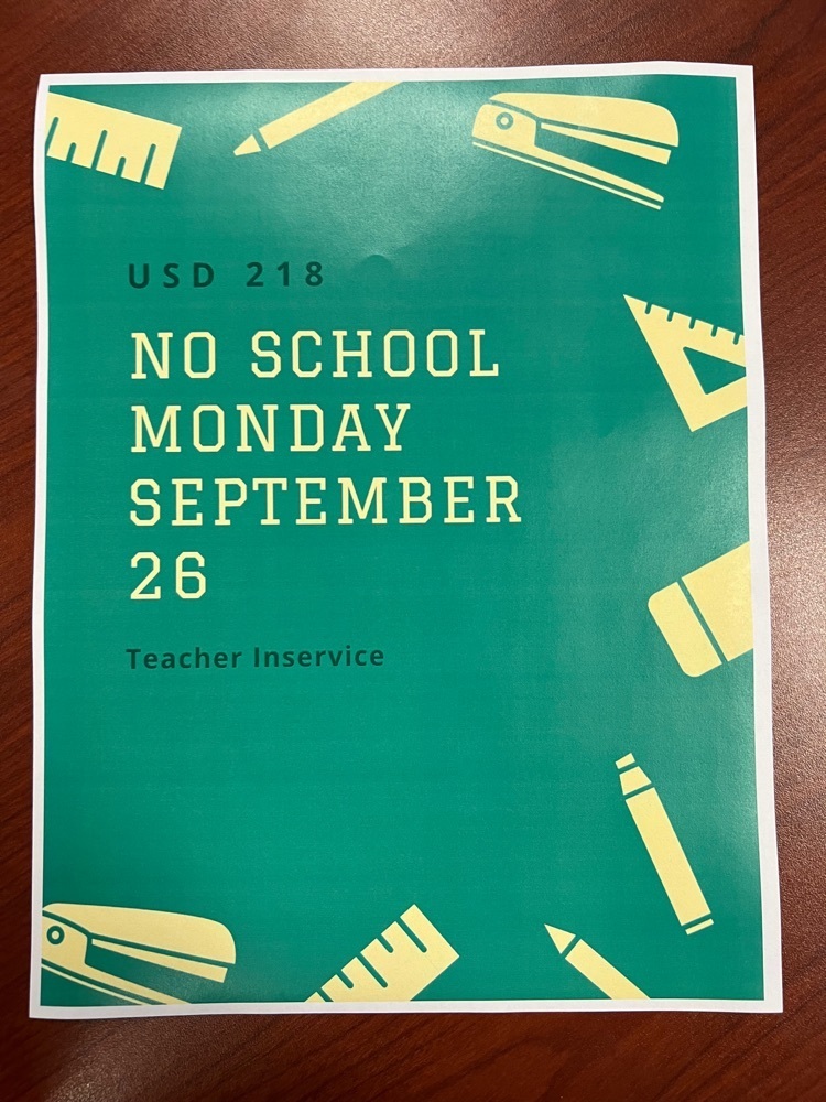 No School September 26 for USD 218